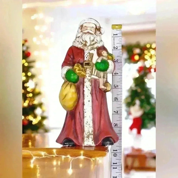 VTG Santa Clause Holding Bag And Toys Figurine 1990’s Steins - Picture 6 of 9